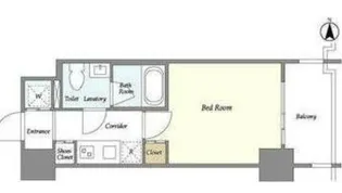 プラシア北千住【6階】の間取り