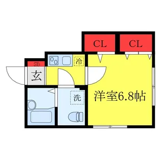 アーベインテラス駒込II【1階】の間取り