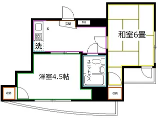 東京都杉並区高円寺南4【マンション】の間取り