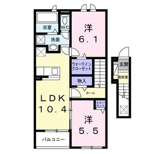 アンフィニ【2階】の間取り