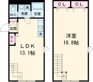 Cion Ohanajaya【5階】の間取り