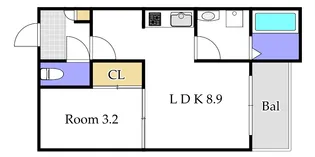 REGALEST新保【3階】の間取り
