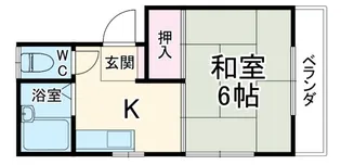 ベルコーポ【2階】の間取り