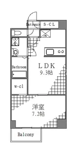 サン・グリーン恵門【2階】の間取り
