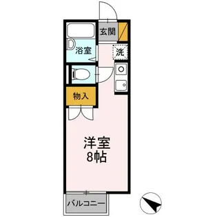 セピアコート東五所【2階】の間取り