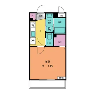 AUGUSTA【2階】の間取り