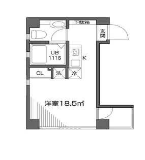 パークレジデンス芝公園【3階】の間取り