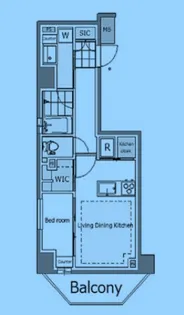 東京都荒川区西日暮里1【マンション】の間取り
