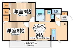 町田タウンハウスC【1階】の間取り