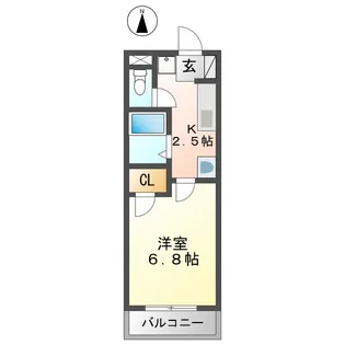 マイキャッスル2【2階】の間取り