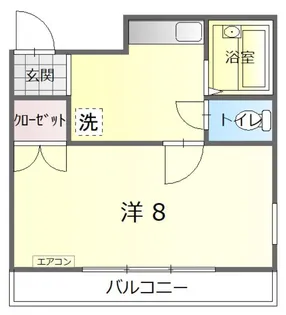 スカイアーク青葉【3階】の間取り