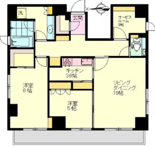 東京都港区南青山1【マンション】の間取り
