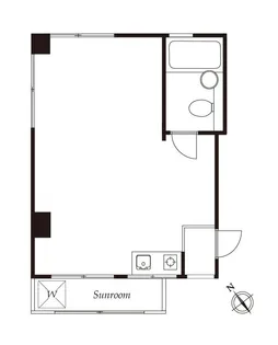 プラネット赤坂【2階】の間取り