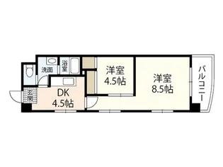 ツインハウス松中【2階】の間取り