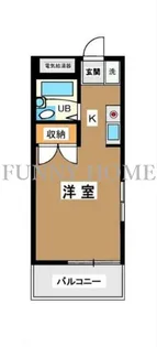 東京都目黒区上目黒3【アパート】の間取り