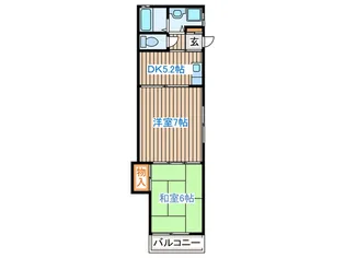 リバティ【2階】の間取り