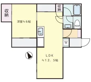 天野マンション【1階】の間取り