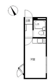 スカイピア旗の台【2階】の間取り