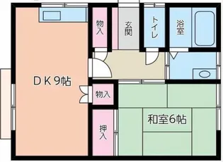 青木アパート【2階】の間取り