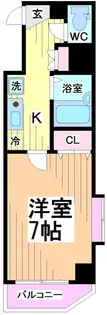 東京都渋谷区笹塚2【マンション】の間取り