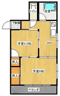 大幸ハイツ【6階】の間取り