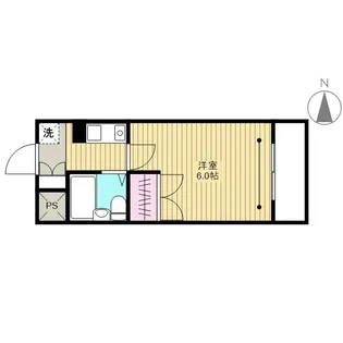 アルカディア池上【4階】の間取り
