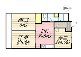 第25明智ビル【1階】の間取り