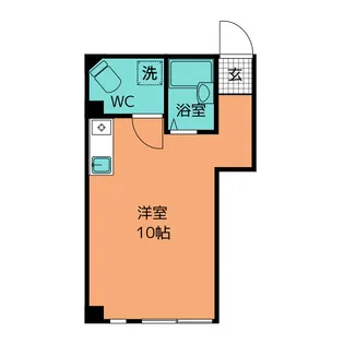 第二ラフォーレ君枝【1階】の間取り