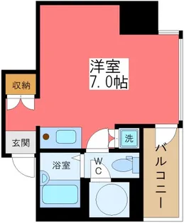 東京都渋谷区幡ヶ谷1【マンション】の間取り