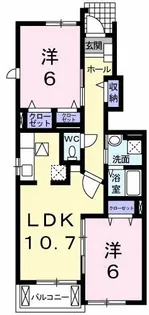 ガーデンハウス.フィオーレ II【1階】の間取り