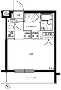 ルーブル品川西小山【5階】の間取り