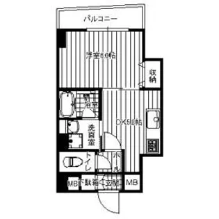 ラメ ル駒込【2階】の間取り