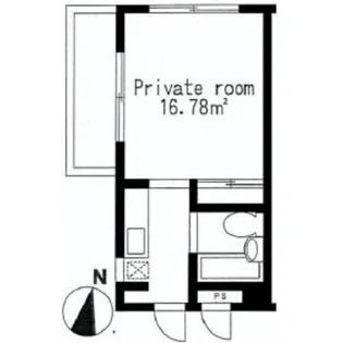 ドムス玉川【3階】の間取り