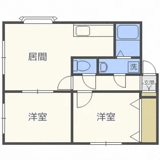 プレステージN3【2階】の間取り