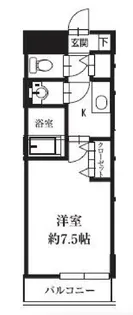 HF銀座レジデンスEASTII【7階】の間取り