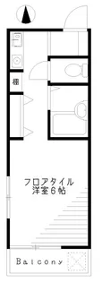 若菜コーポ善福寺【2階】の間取り