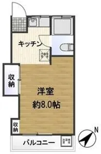 横山ビル【3階】の間取り