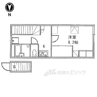 レオパレスオアシス【2階】の間取り