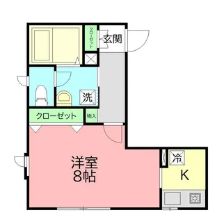 スコイアットリーノ【1階】の間取り