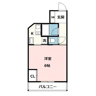 ルミナス岸部【3階】の間取り