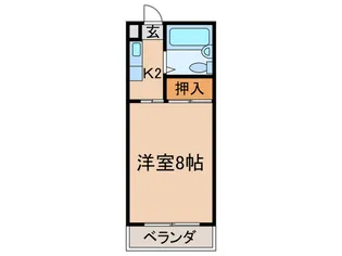 コ-ト黄檗【2階】の間取り