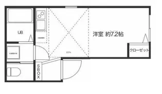 東京都台東区竜泉2【アパート】の間取り