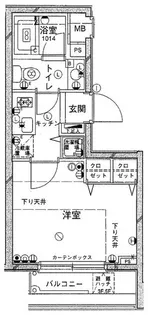 パークサイド亀戸【6階】の間取り