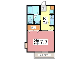 ローエル今宿I【1階】の間取り