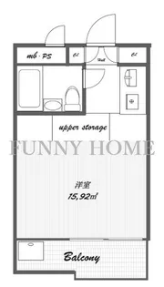 ドム都立大【4階】の間取り