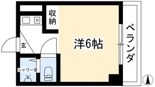 紫野ビル【3階】の間取り