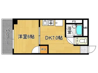 パークリッジ現代【3階】の間取り