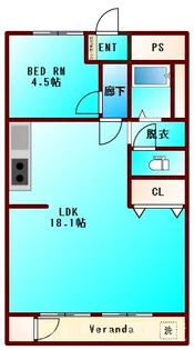 第4三宅ビル【4階】の間取り