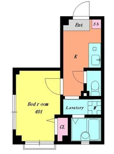 ヴィラシャルマン【4階】の間取り