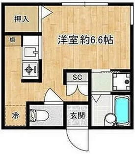 プラティーク戸田【1階】の間取り